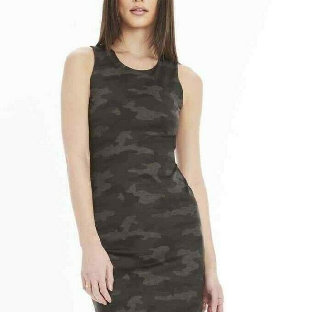 Anatomie Ludmilla Camo Sleevless Slim Fit Dress Small Medium Large NEW